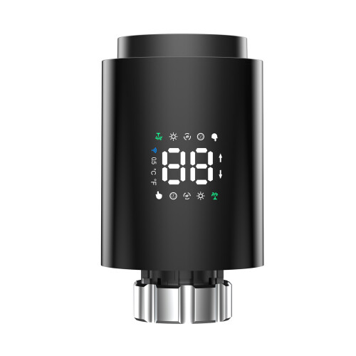 Smart Zigbee Thermostatic Radiator Valve LED Display White, Adjustable Temp 2