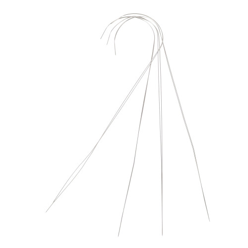 4Pcs Silver Alloy Beading Needles Manual Sewing Accessories DIY Tool