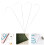4Pcs Silver Alloy Beading Needles Manual Sewing Accessories DIY Tool 9