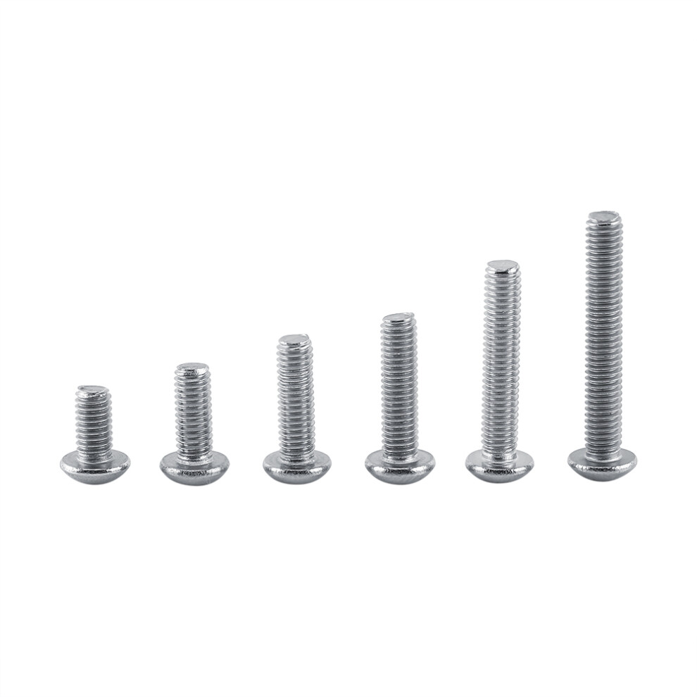 M3 A2 Stainless Steel Hex Socket Screws Bolt & Nuts Assortment (Button Head) 9381363103623