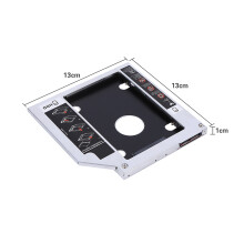 SATA HDD SSD Enclosure 9.5mm Aluminum Caddy Hard Disk Drive Adapter for Laptop