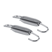 2x 65 mm Edelstahl-Auspufffedern - Silber