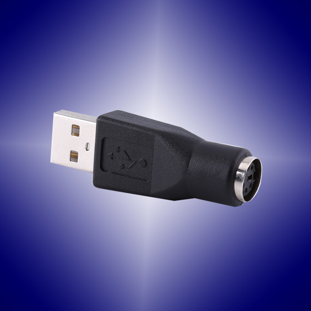 Usb 2.0 A Male To Ps/2 Female Adapter Converter Pc Keyboard Mouse 2 Pack 5011363101599