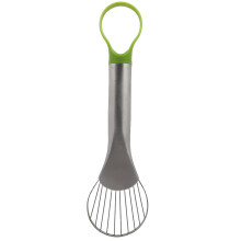Avocado-Schneider mit ergonomischem Griff, korrosionsbeständiges Küchengerät aus Edelstahl für schnelles und sicheres Avocadoschneiden,