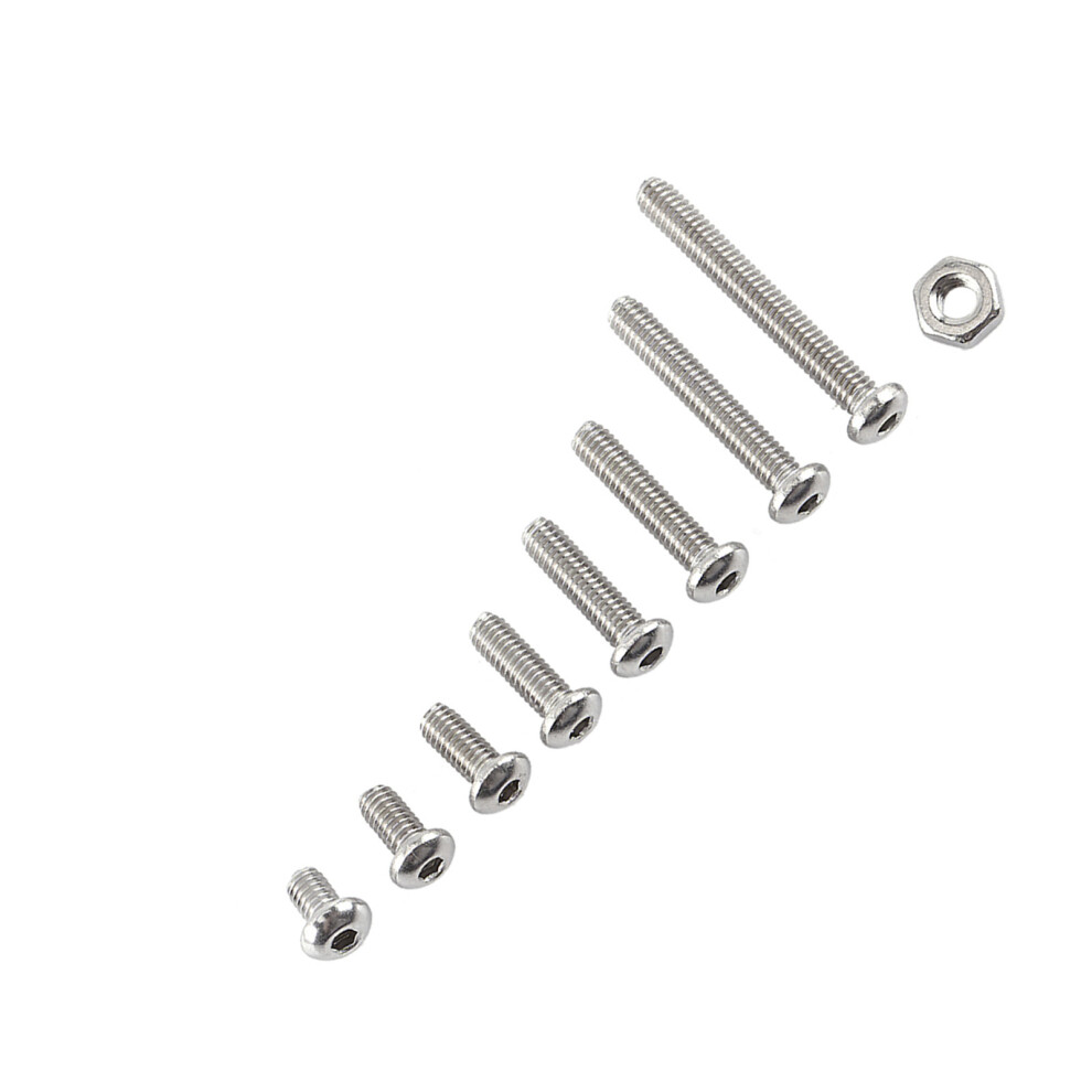 Durable M2.5 A2 Stainless Steel Hex Socket Fastener Set Bolts & Nuts 6951363103614