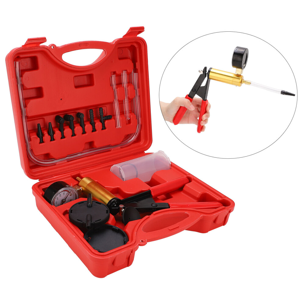 Hand Held Brake Bleeder Kit with Vacuum Pump, 15pcs, Carry Case-image-OPC-PN5SGF9-NEW