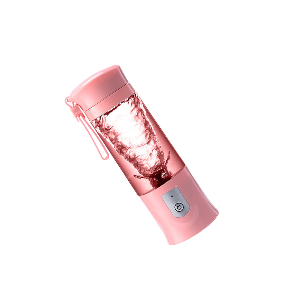 (Pink) Electric Juicer Fruit Vegetable Fast Speed Blender Cup Cordless Juice-image-OPC-PN5SFVN-NEW