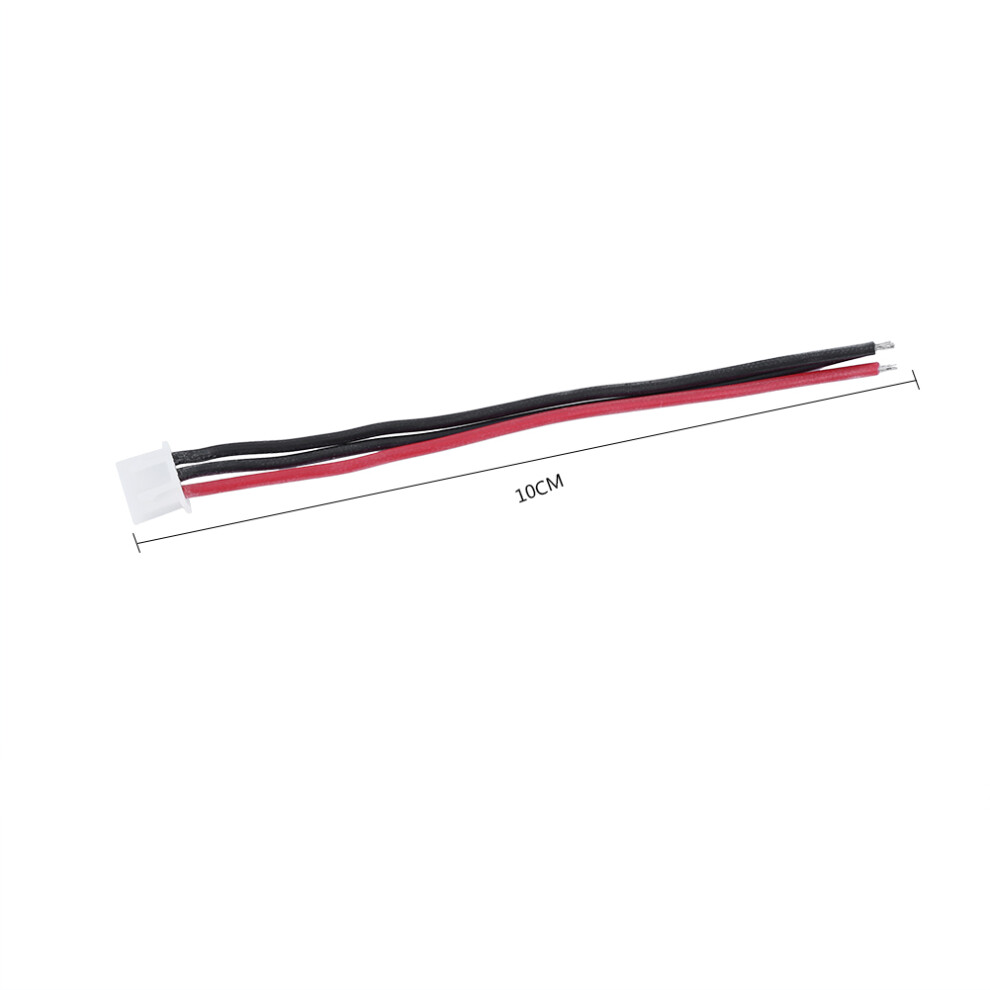 10Pcs 10Cm Silicone Rc Balance Charger Connectors 22Awg For 2-6S Battery Pack 9491363105777