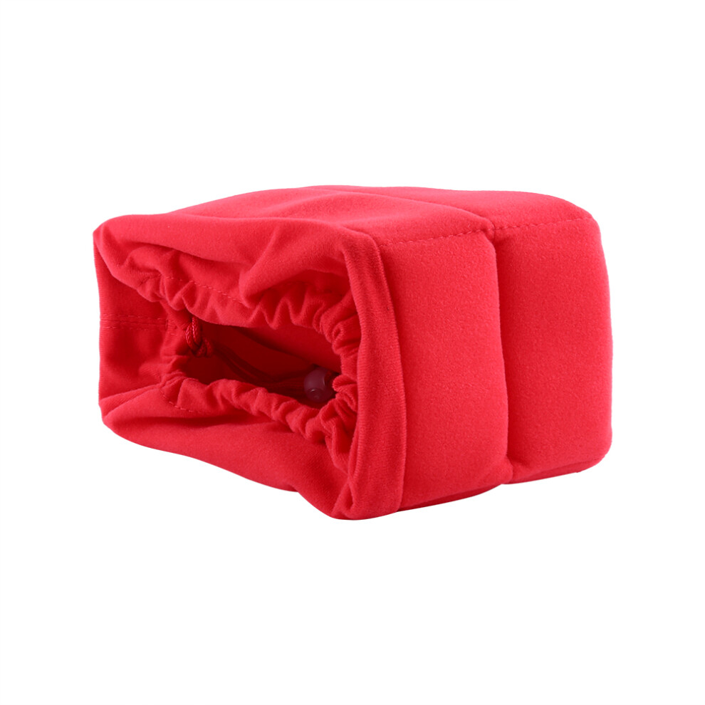 Velvet Padded Dslr Camera Bag Â Foldable, Adjustable Divider, Compact Size Red 5021363104452