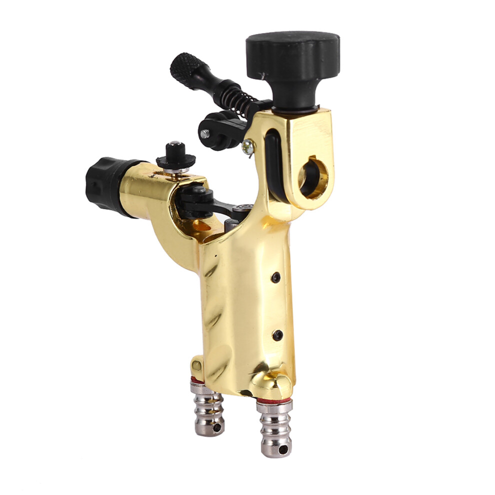 Yellow Rotary Liner Shader Tattoo Machine Gun 11,000Rpm Compact Tool