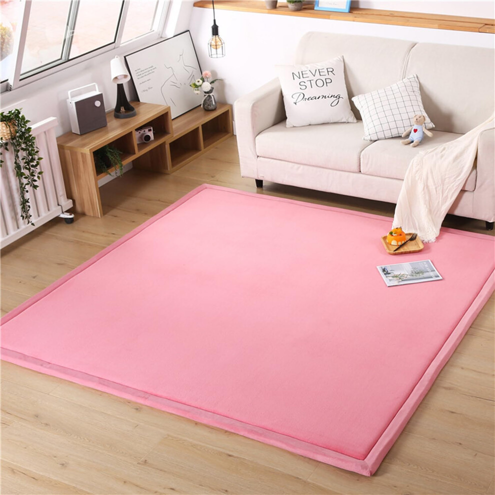 Soft Comfy Area Rugs Crawling Mat Large Velvet Floor Mat For Nursery Baby Toddler AntiSlip Bedroom Mat Kids Play Mat