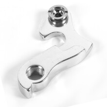 Bike Rear Gear Hanger Adapter Aluminium Alloy Size 7# Rustproof Silver Color