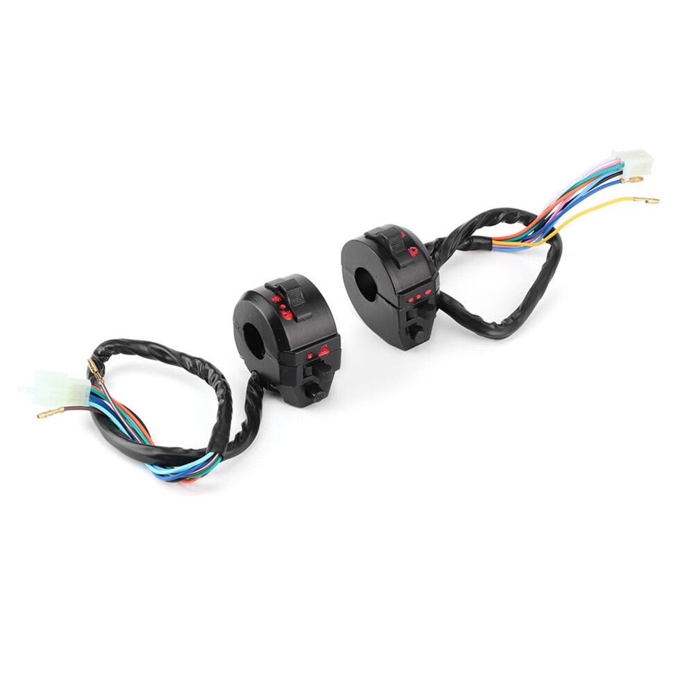 Motorcycle Handlebar Horn High Low Beam Turn Signal Switch Control Left Right 4181363106717