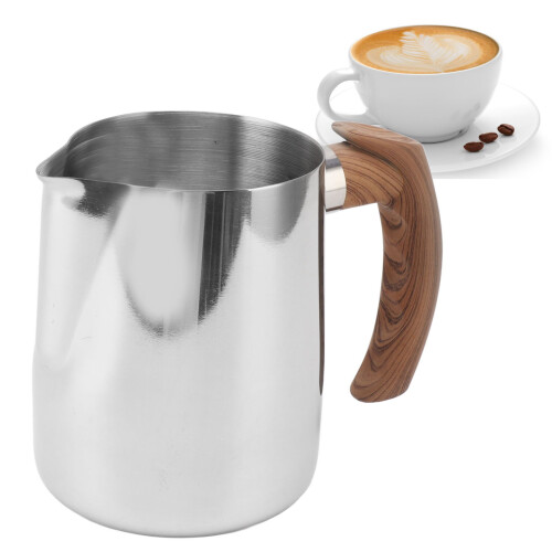 Ο καλύτερος φίλος του Barista, κανάτα αφρογάλακτος με εσωτερική κλίμακα, ιδανική για 2