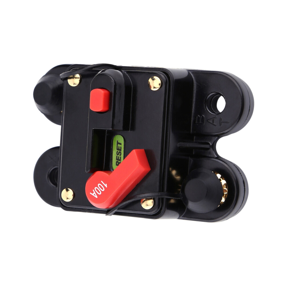 Marine Car Bike 12V Dc Disconnector Circuit Breaker 100A For Audio Reset Fuse 9491363110887
