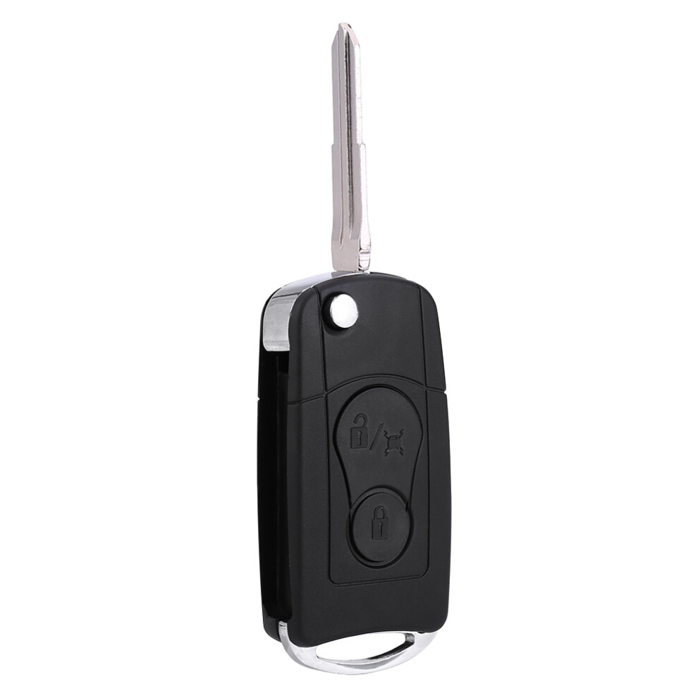 Replacement 2-Button Flip Key Fob Shell For Ssangyong Kyron Actyon Rexton 4651363111245