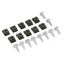 5mm Motorrad-Verkleidungsschrauben Set, 16mm Geschwindigkeitsclips, Aluminium, langlebig