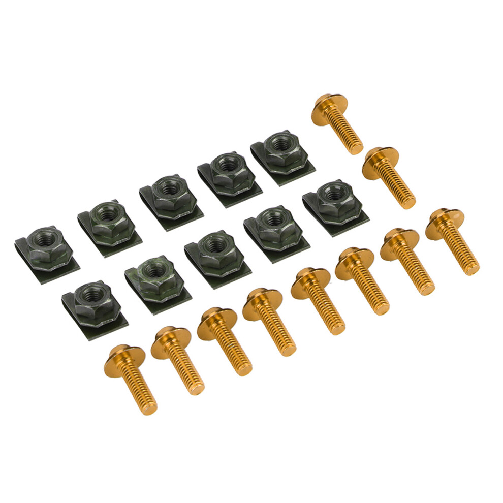 5Mm X 16Mm Motorcycle Bolt Kit With Screws Clips Nut For Body Fairing 9331363112200