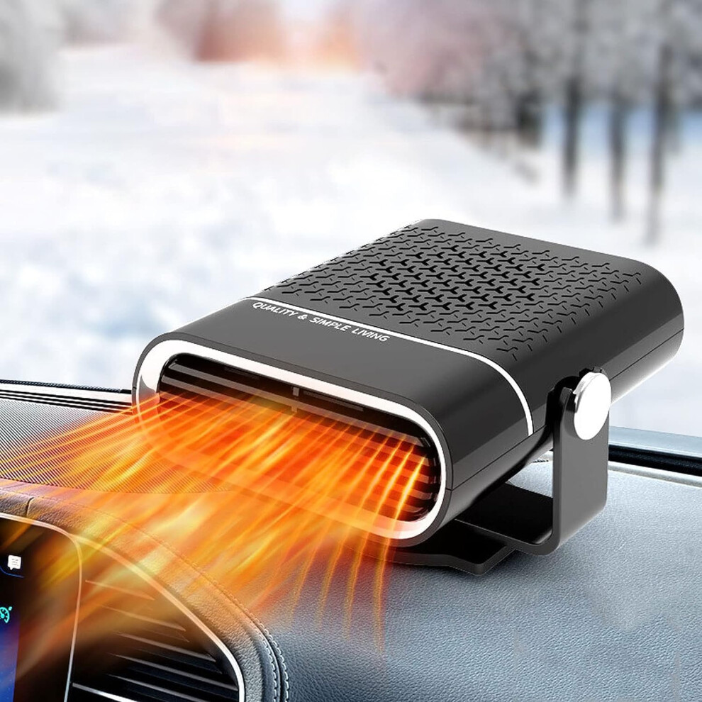 Car Heater Portable 12V 2In1 Heating And Cooling Defroster Defogger Plug Into Cigarette Lighter Universal For All Cars 9105992260010