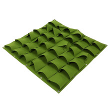 Outdoor Wall Planter Bag 36 Pockets Vertical Garden Hanging Green Planter