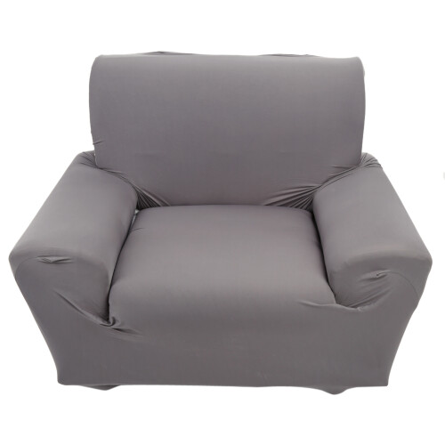 Australia grau 1 Sitzer hoch elastischer weicher Sofaschutzbezug 1