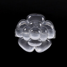 High Quality Nail Display Ring 50Pcs Clear Flower Chart for Polish and Gel