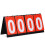 Tabletop Scoreboard Flipper Portatile Basket Calcio Rosso 1