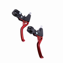 MTB Fahrrad Bremshebel aus Aluminiumlegierung rot ergonomisch robust einfach zu montieren