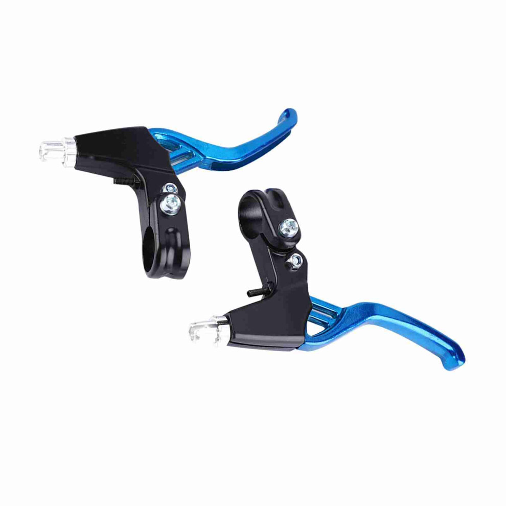 Mountain Bike Aluminium Brake Levers Pair Lightweight Cycling Components Blue 7691363115918