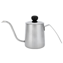 Handdroppskokare med svanhalsutlopp, precisionsvattenflödeskontroll, kaffekanna i 304 rostfritt stål för diskmaskinssäker och kompakt