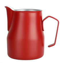 Latte Art Cup, ergonomisch handvat met morsbestendige lange tuit, roestvrijstalen opschuimbeker voor multifunctioneel en veelzijdig gebruik,
