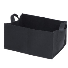 Draagbare tuinplantenbakken met handige handgrepen, opvouwbare en herbruikbare plantenbakken van non-woven stof voor multifunctioneel gebruik,