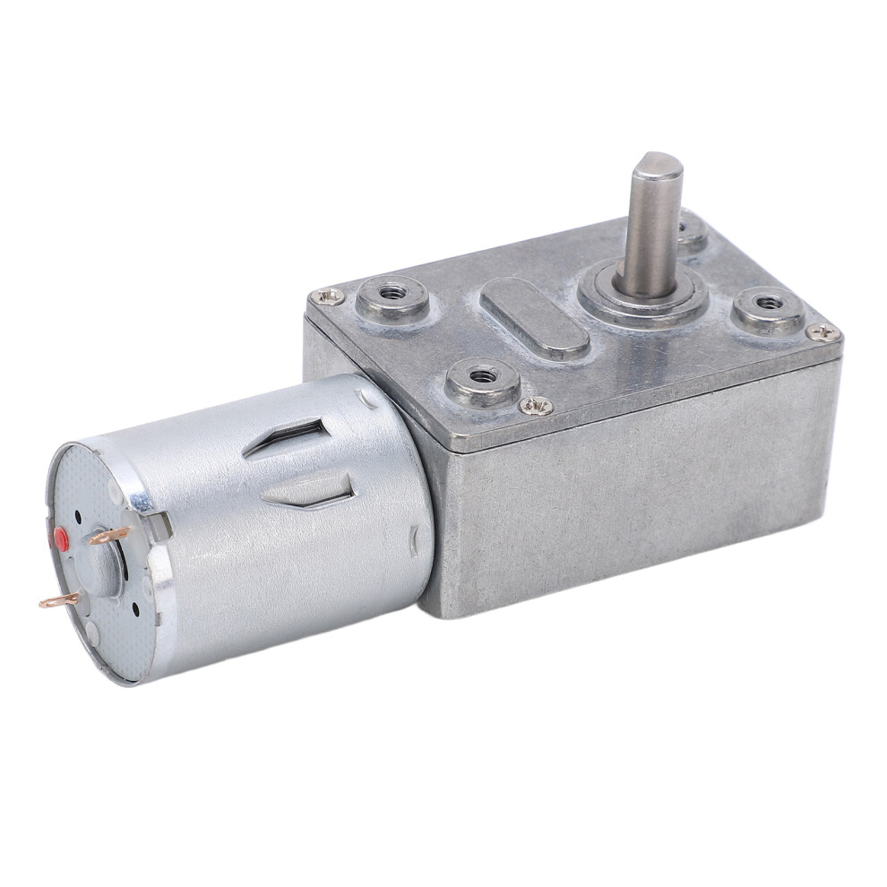 Reversible Worm Gear Reducer Motor 12V 20Rpm Vertical Output Design 4631363116198