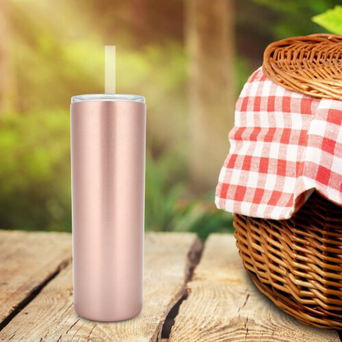 Λεπτή κούπα από ανοξείδωτο ατσάλι με μόνωση κενού αέρος για καφέ, τσάι, διπλό 2