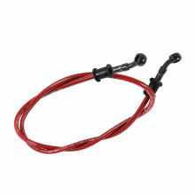 60cm Red Braided Steel Brake & Clutch Hose Pipe for Motorcycle Motocross