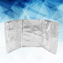Shield Guard Spritzschutz 39x84 cm Aluminium-Farbe