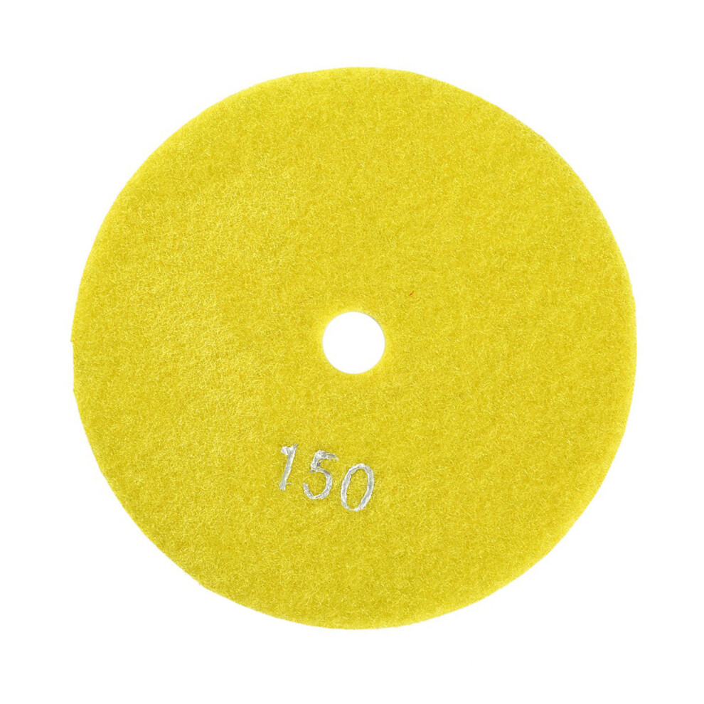 5'' 125Mm Diamond Polishing Pads Wet Use For Granite Marble Concrete 150 Grit 8271363119247