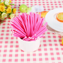 Pack of 100 Pink Lollipop Sticks 10cm for Cake Pops & DIY Crafts