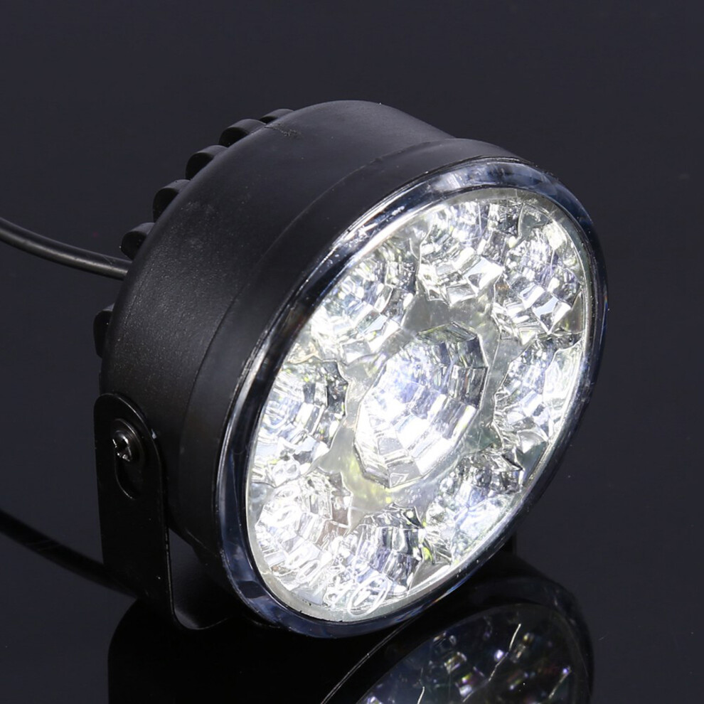 2X 9-Smd Led Drl Fog Head Bulbs 12V, 7Cm White/Light 3301363120242