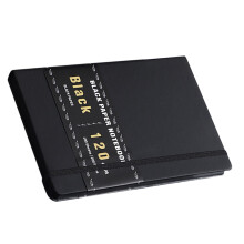 Black Paper Notebook 200 Bladzijden A5 Voor Schetsen En Notities