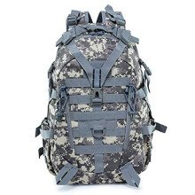 Mountaineering Backpack 40L for Camping and Hiking, Men's Climbing Rucksack, Travel Bag, Reflective Shoulder Strap, Gray