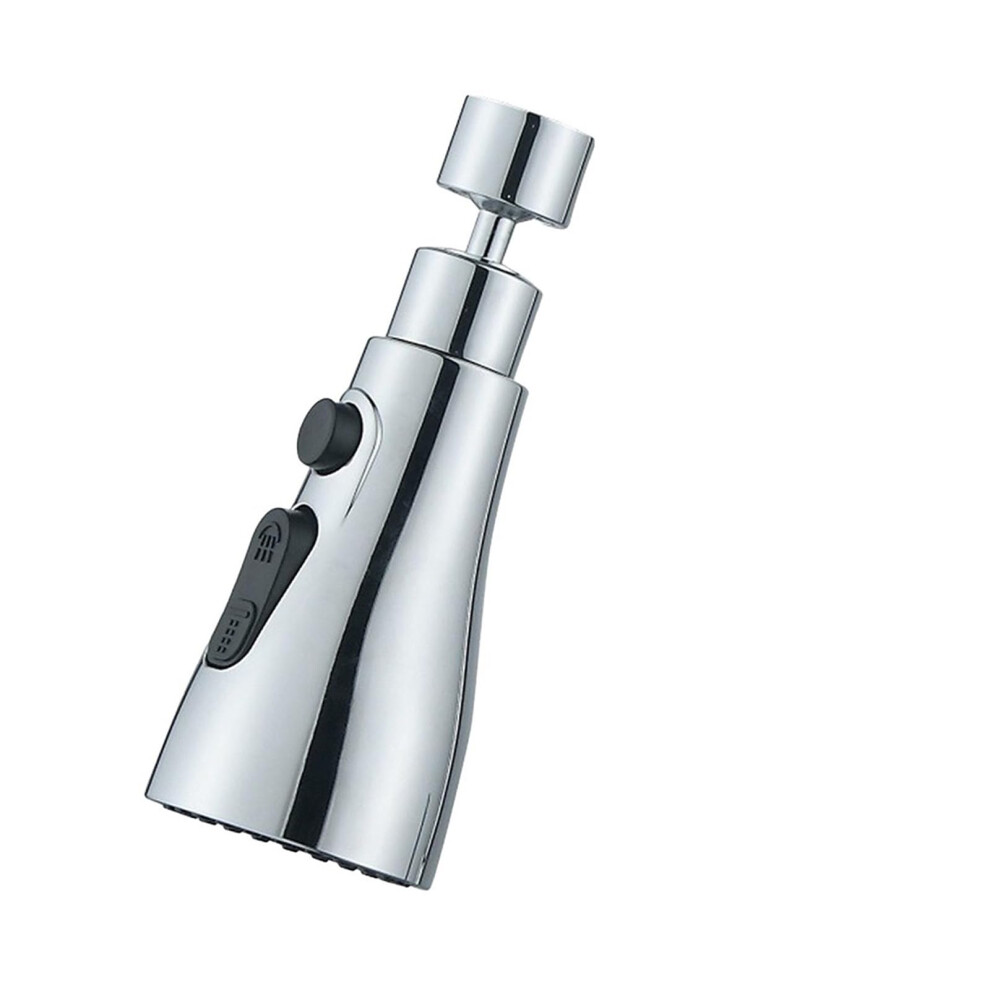 Kitchen Faucet Extender Threeposition Adjustment 360Degree Rotating Bubbler Silver Finish Fits Most Kitchen Faucets 9067246946500