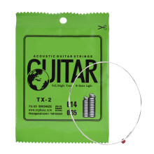 Guitar B-String TX-2 0.014 Phosphor Bronze Steel Core Replacement 10 Pack AU