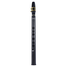 Mini Pocket Bb Saxophone ABS with Alto Mouthpieces 10 Reeds, Black