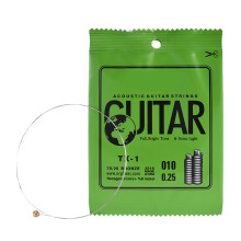 Orphee TX-1 Acoustic Folk Guitar E-String .010 10-Pack Replacement