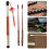 2Pz Testine Dulcimer in E Bamboo Nero Per Suono Professionale 10