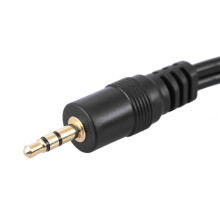 Professionelles 1,5 m / 5 ft Dual-XLR-Stecker (männlich) auf 3,5-mm-Audio-Kabel für Mischpult und Recorder