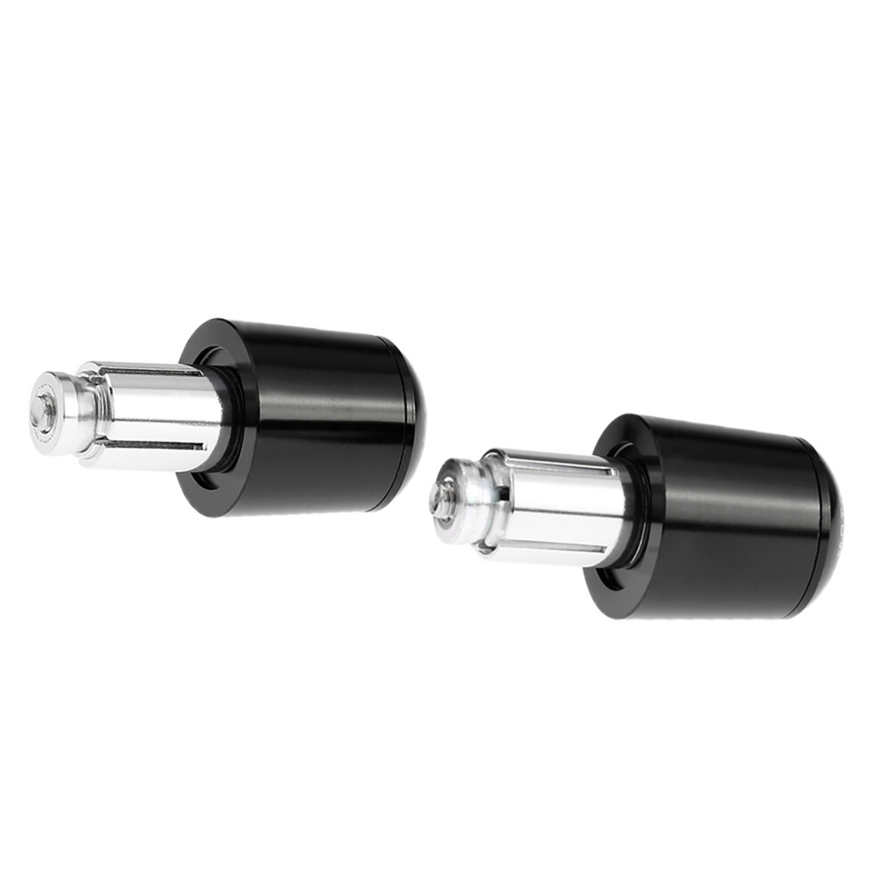 Vibration Damping Aluminum Bar Ends For Open Handlebar Motorbikes 8491363126216
