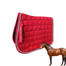 Horse Saddle Pad Breathable Quilted, Shock Absorbing Foam, Soft Lining, Western & English Show Training & Competitions