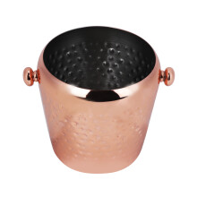 Diseño resistente a la corrosión, cubitera de acero inoxidable, aspecto clásico y elegante, interior cepillado de fácil limpieza, fondo cóncavo